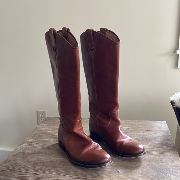 Frye, brown tall boots, size 8.5 - Picture 2 of 6